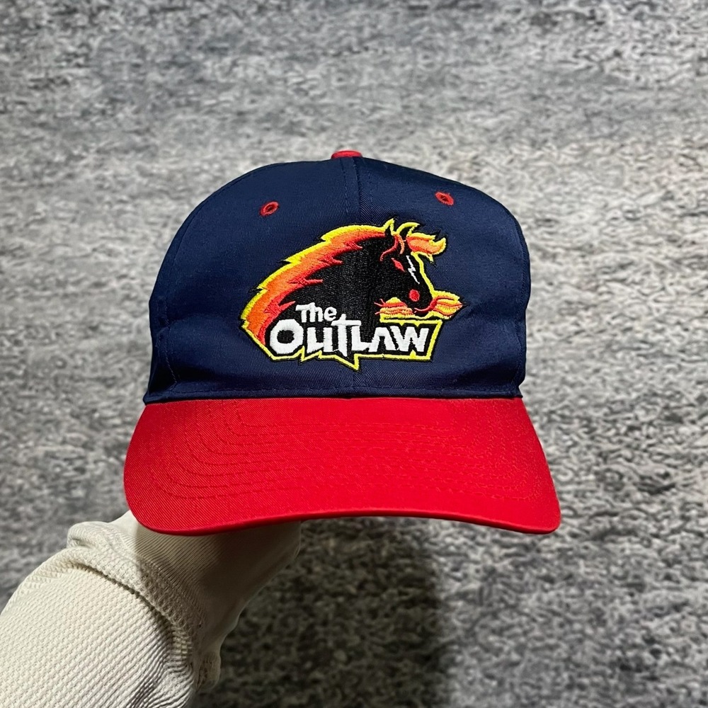 Vintage The Outlaw Dale‎ Earnhardt Jr Snapback Hat NASCAR Racing Embroidered Cap